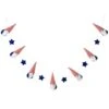 Glitzhome Patriotic Garland Polyester 1 Pc
