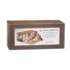 Roman Holiday Multicolored Dog Nativity Scene Figurine 5.3 In.