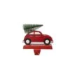 Glitzhome Multicolored Red Car Stocking Holder 5.31 In.