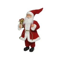 Decoris Santa With Gift Animated Decor 18 In.