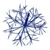 Celebrations Platinum LED Blue Shimmer Sphere 16 In. Hanging Decor