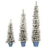 Celebrations 5 Ft. Slim Flocked Pencil Christmas Tree