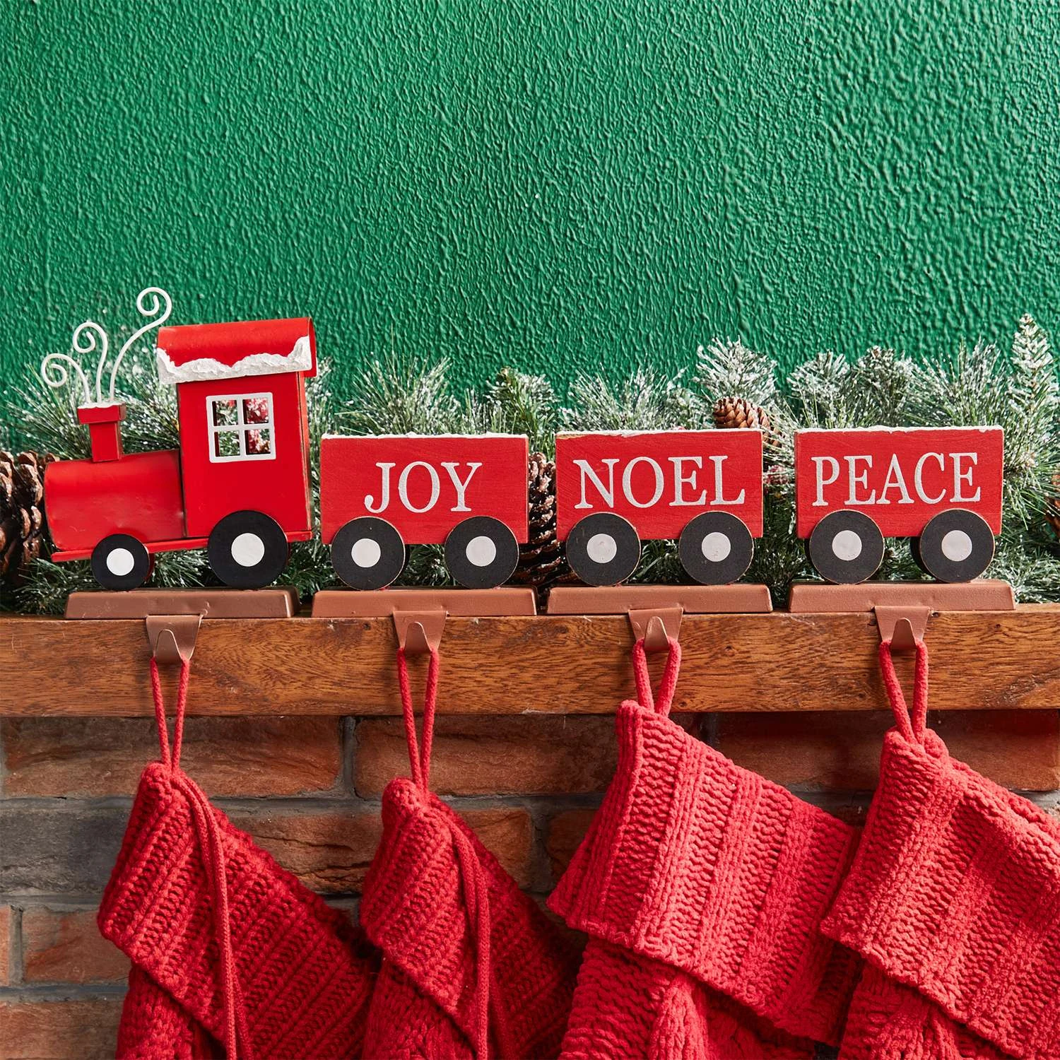 Glitzhome Multicolored Stocking Holder 8.46 In. - Image 3