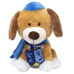Cuddle Barn Dreidel Pup Toys Plush 1 Pc