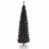 National Tree Company 6 Ft. Slim Black Tinsel Christmas Tree