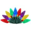 Celebrations Platinum LED C6 Multicolored 50 Ct String Christmas Lights 25 Ft.