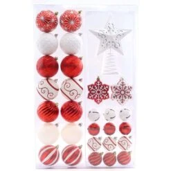 Celebrations Red/White Candy Cane Lane Ornaments 3 In.