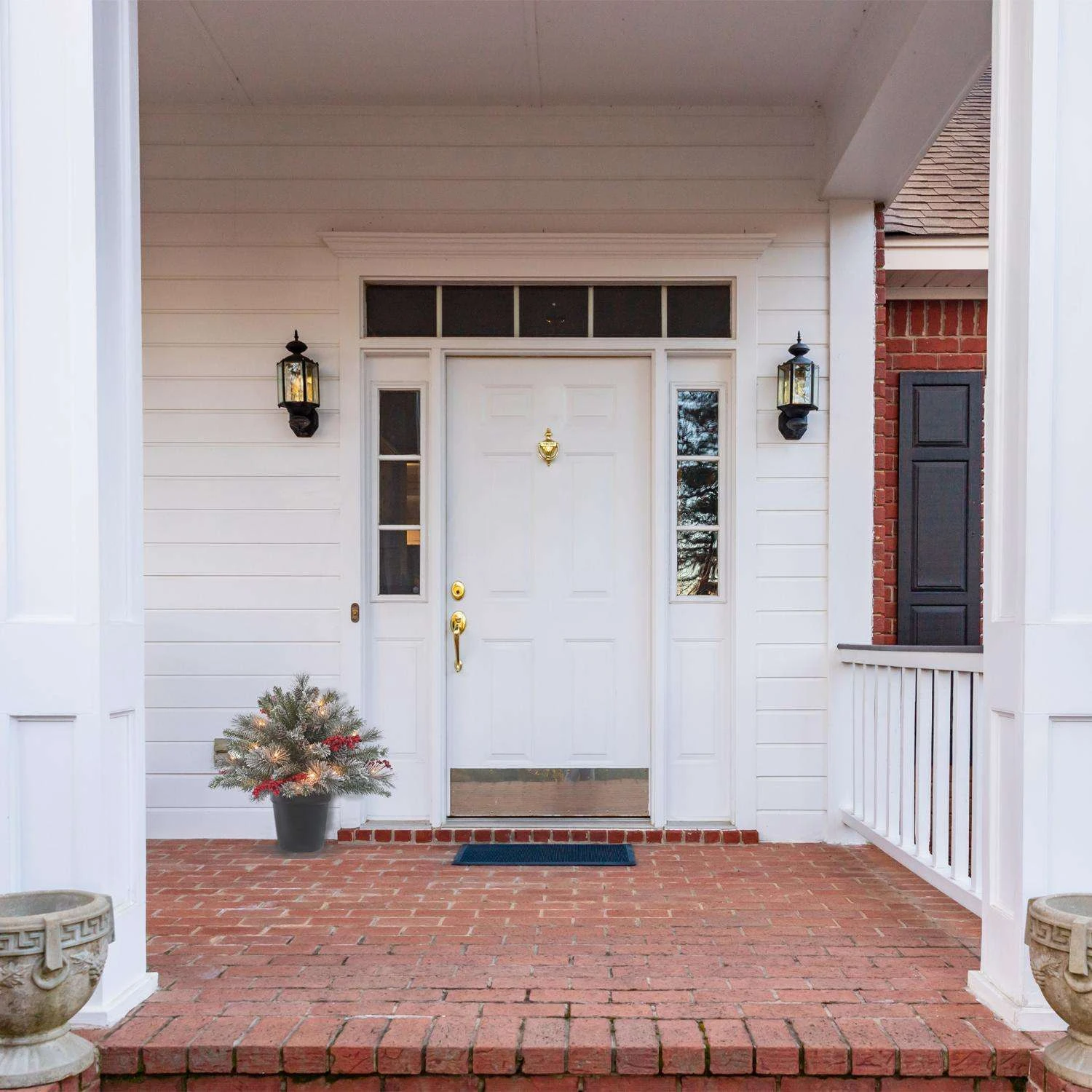 Celebrations 1-1/2 Ft. Snow Frosted Urn Filler 1 Pk - Image 2