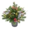 Celebrations 1-1/2 Ft. Pine And Berries Urn Filler 1 Pk