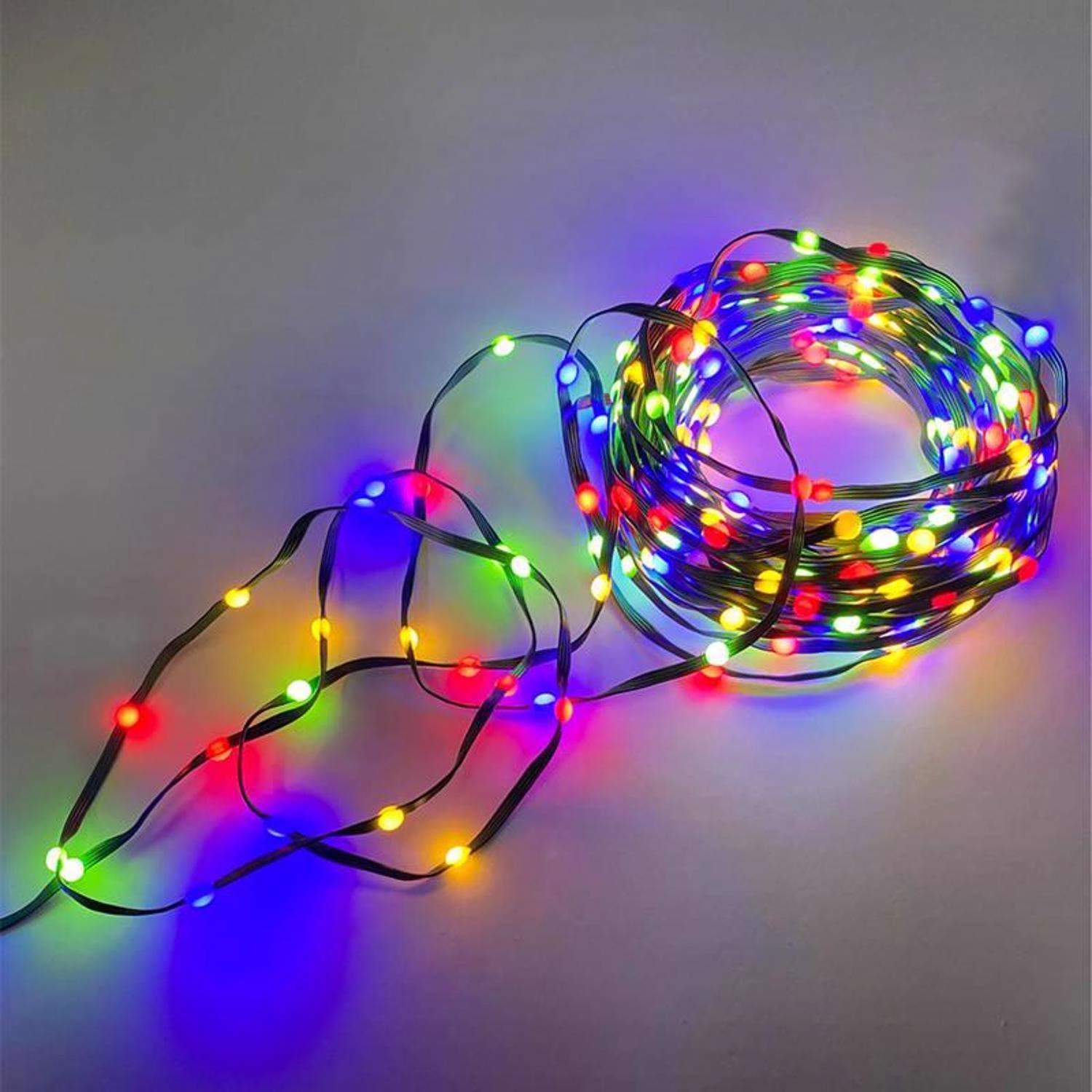 Celebrations Platinum LED Multicolored 100 Ct String Christmas Lights 16.5 Ft. - Image 2