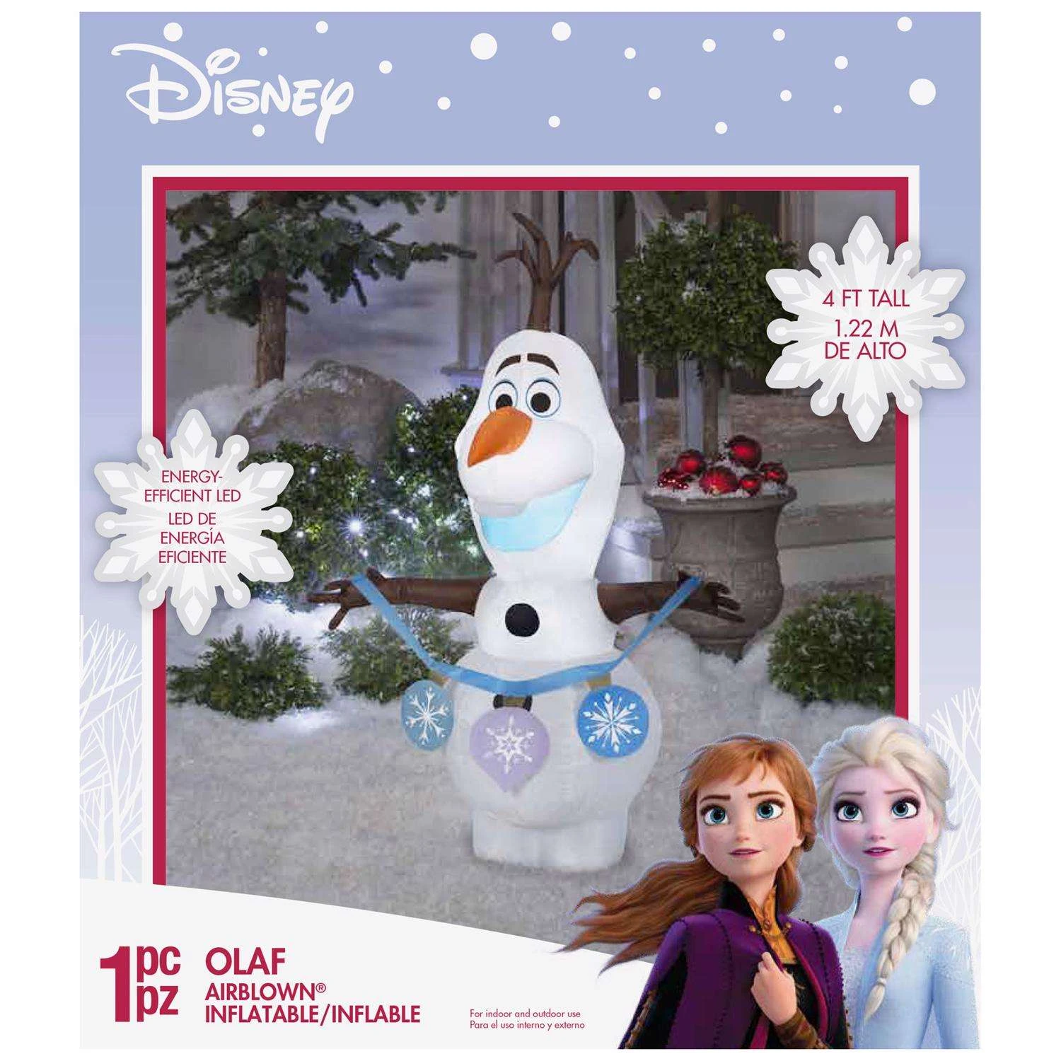Gemmy LED Frozen Olaf 3.5 Ft. Inflatable - Image 3