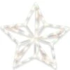 IG Design White Star Silhouette Window Decoration