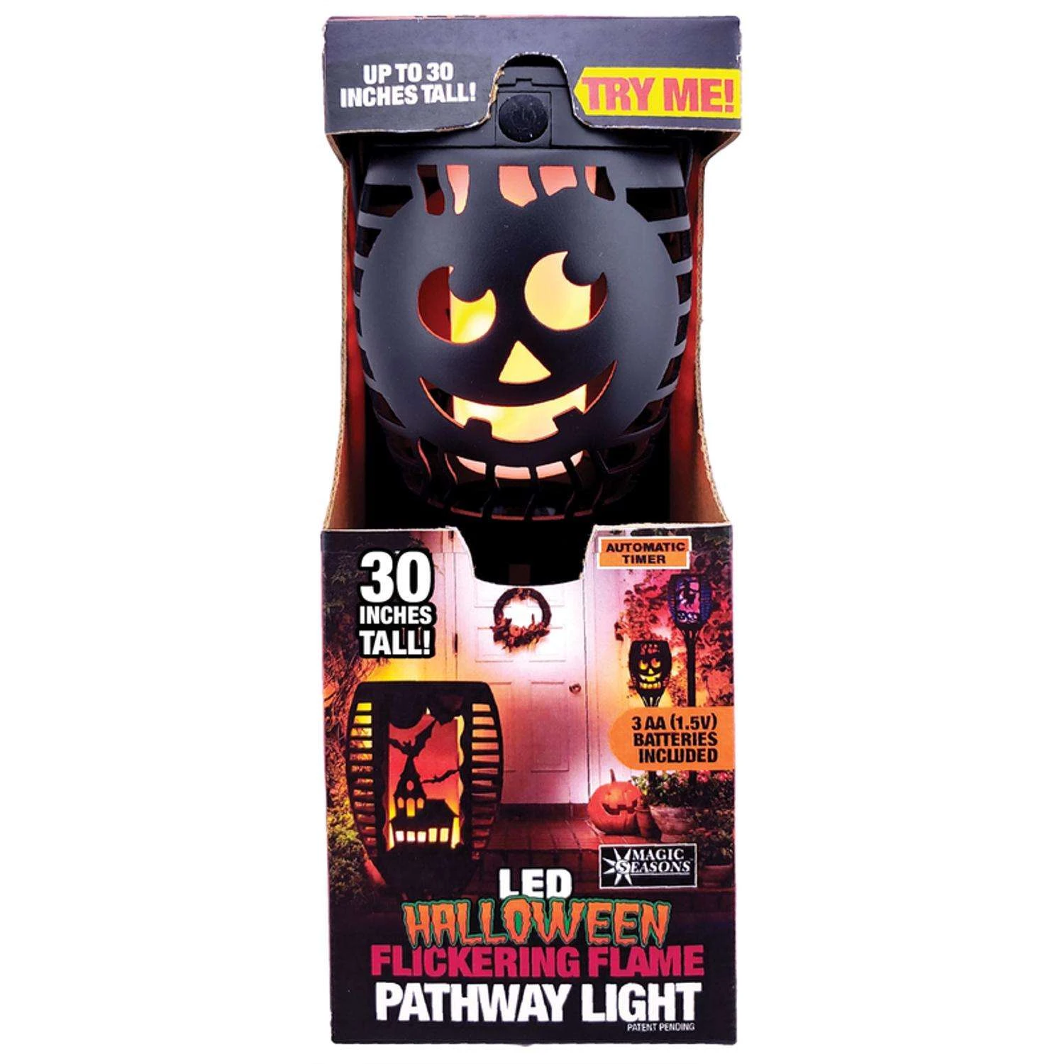 Magic Seasons Multicolor 36 In. Jack-o-lantern Pathway Decor - Image 3