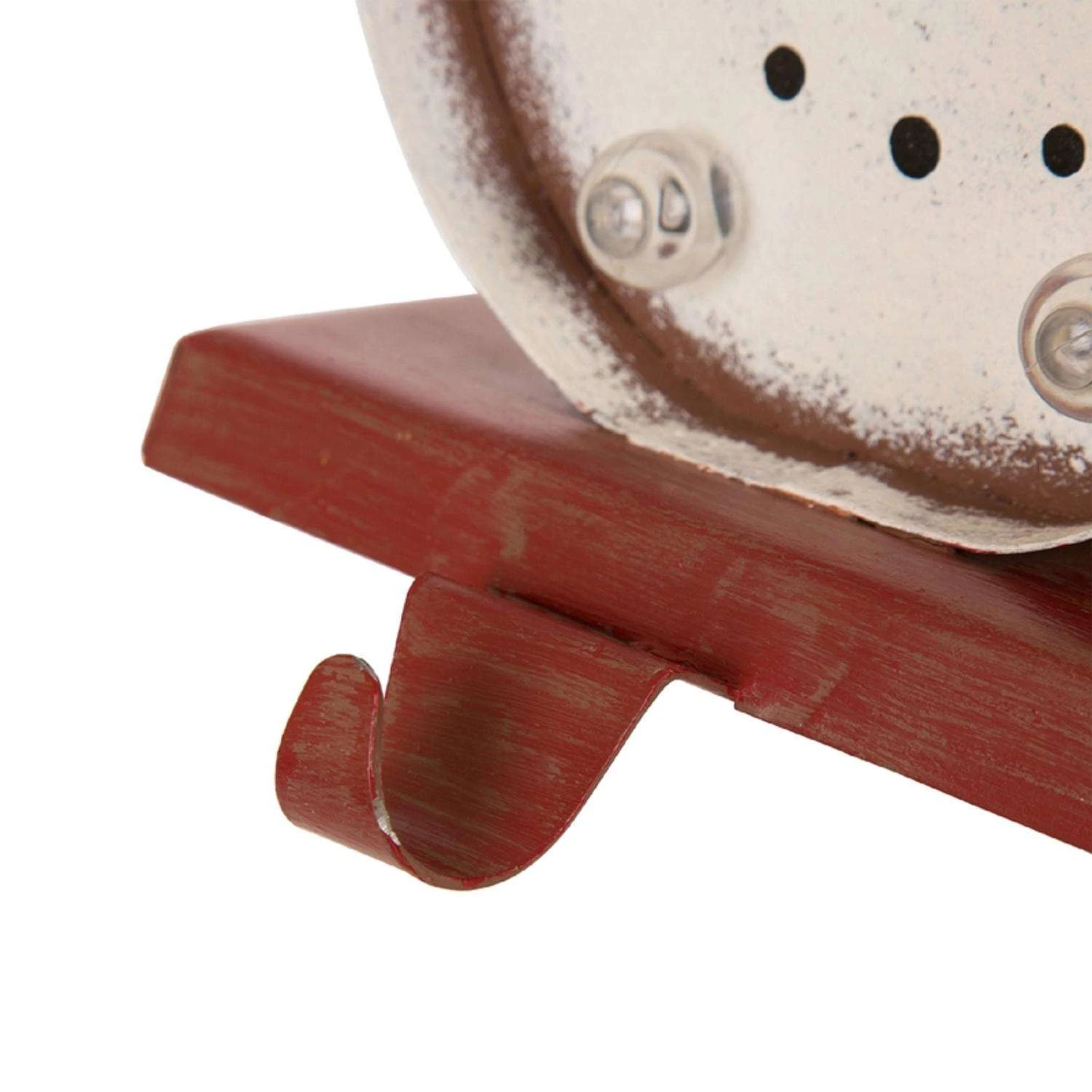 Glitzhome Marquee Black/White Snowman Head Christmas Stocking Holder 7.48 In. - Image 4