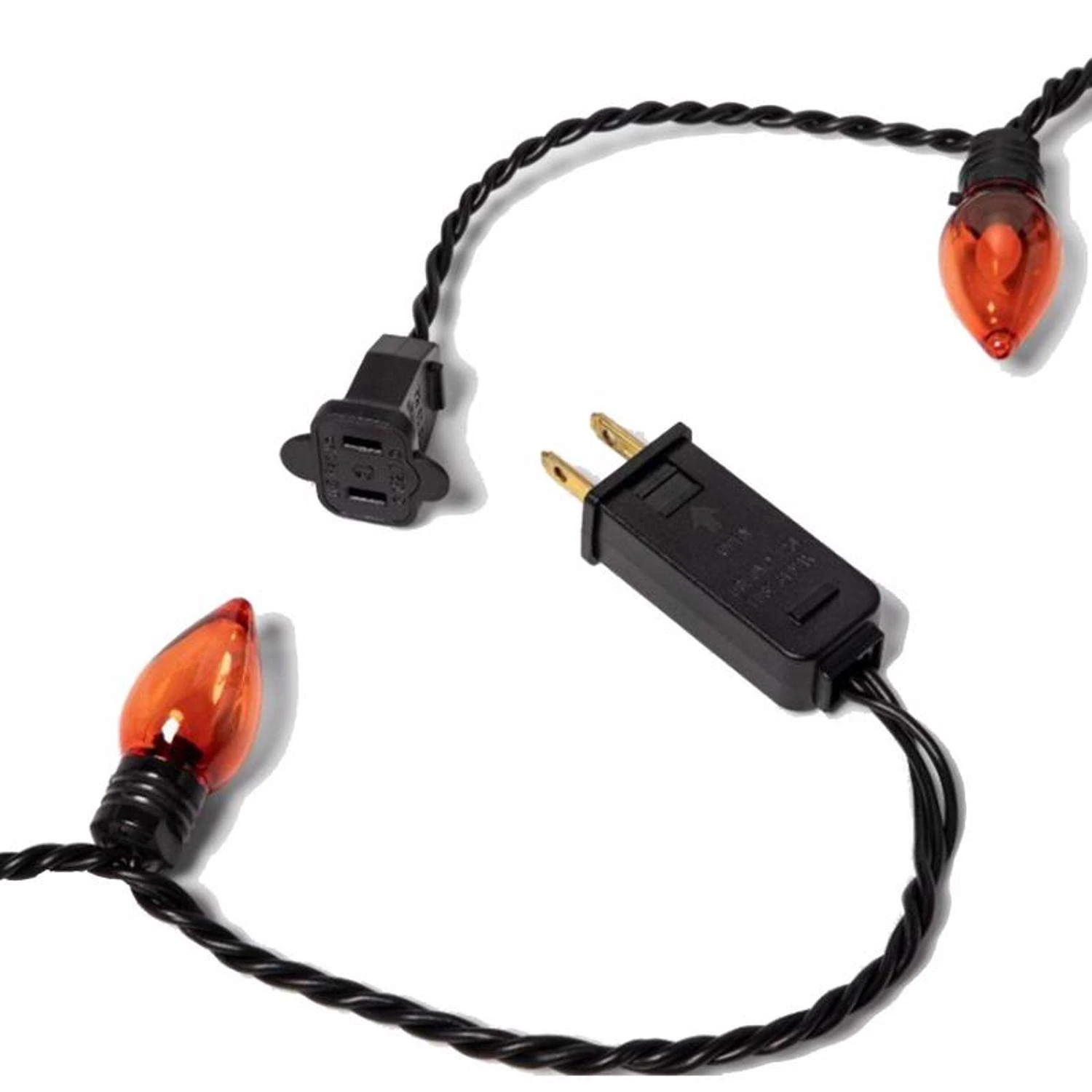 Celebrations Orange 20 Ct LED Flicker Flame Halloween String Lights - Image 2