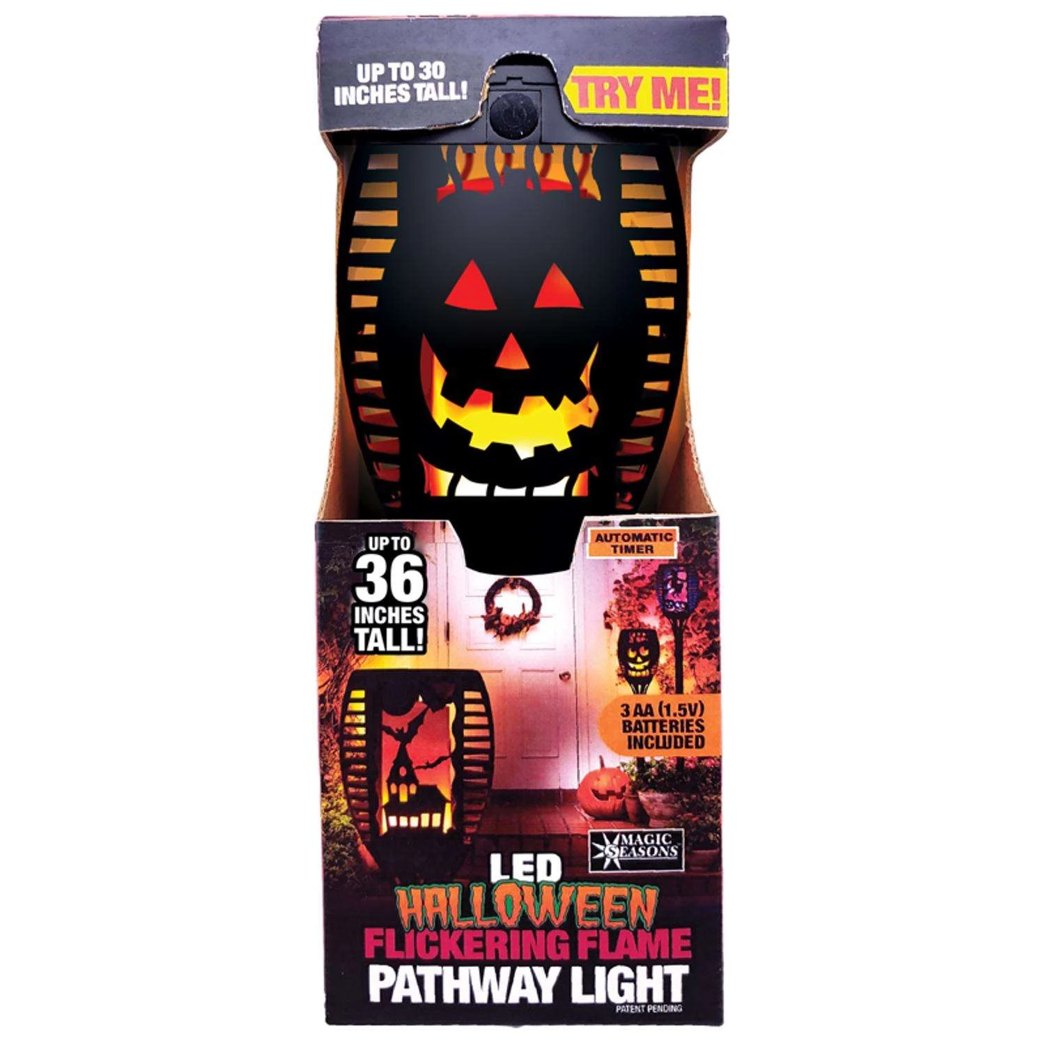 Magic Seasons Multicolor 36 In. Jack-o-lantern Pathway Decor - Image 5