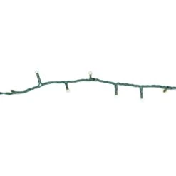 Holiday Bright Lights Starry LED Rice Compact Cool White 100 Ct String Christmas Lights