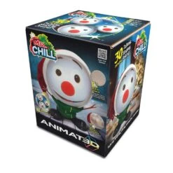 Mindscope Animat3D Multicolored Mr. Chill Snowman Animated Decor 10 In.