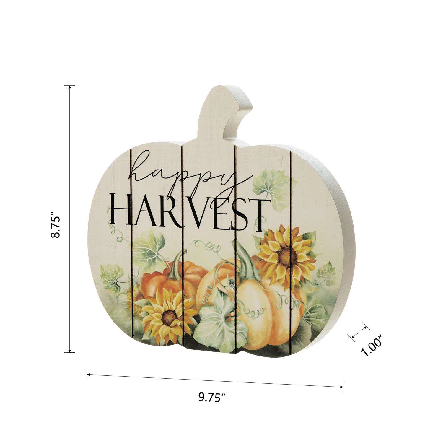 Glitzhome 8.75 In. Pumpkin Tabletop Decor - Image 6