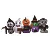 Celebrations 4 Ft. Prelit Happy Halloween Characters Inflatable