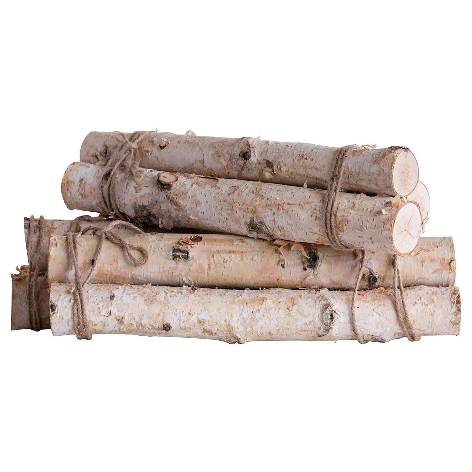 Creative Co-Op Seasonal Blooms Brown/White Log Bundle