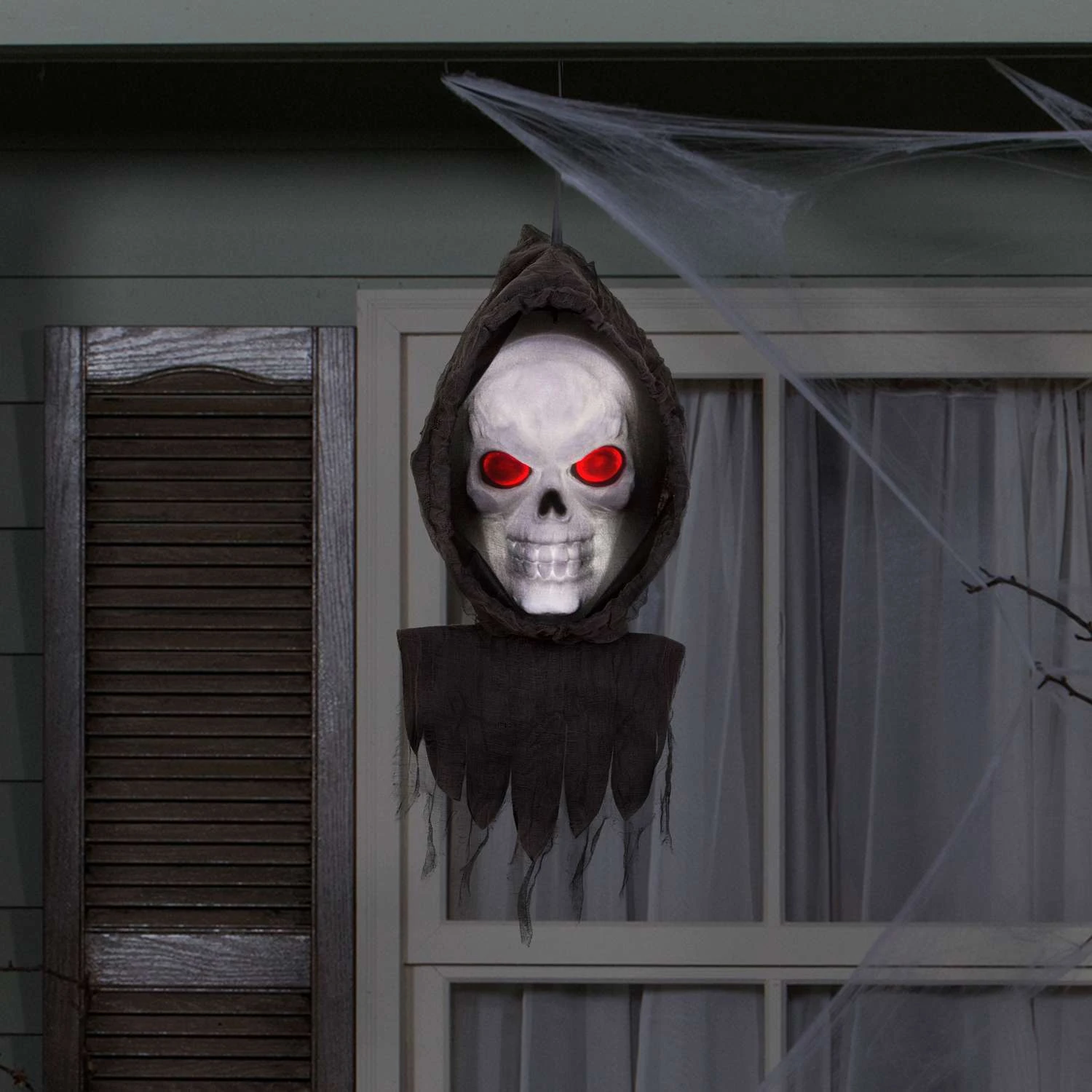 Gemmy 29.5 In. LED Flickering Face-Reaper Hanging Decor - Image 2