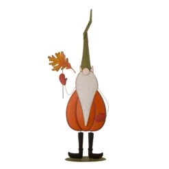Glitzhome 48.03 In. Standing Gnome Fall Decor