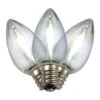 Holiday Bright Lights LED C7 Pure White 25 Ct Christmas Light Bulbs