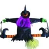 Gemmy 2 Ft. Crashing Witch Hanging Decor