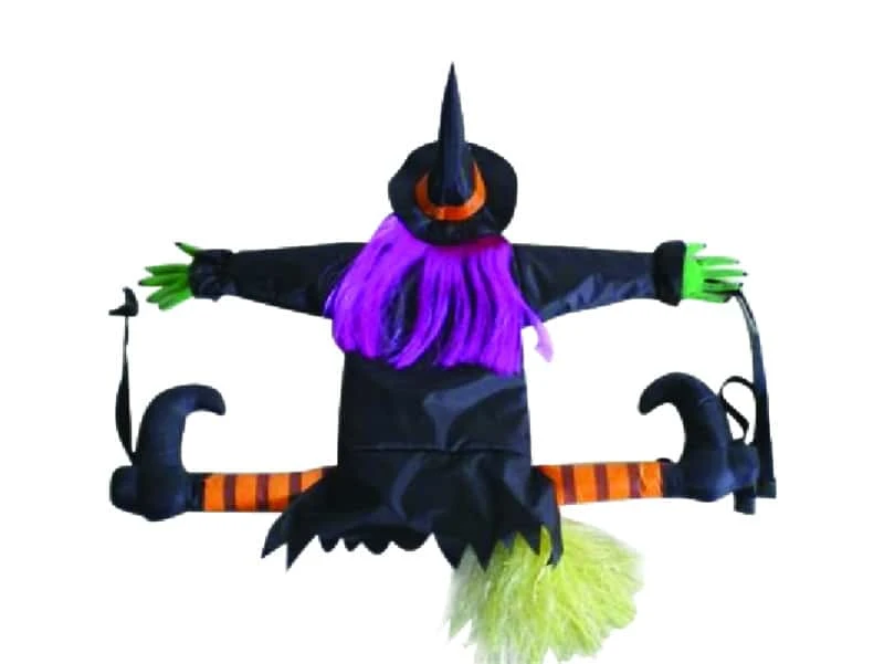 Gemmy 2 Ft. Crashing Witch Hanging Decor
