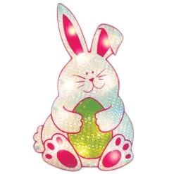 Impact Innovations Easter Bunny Shimmering Silhouette Acrylic 1 Pc