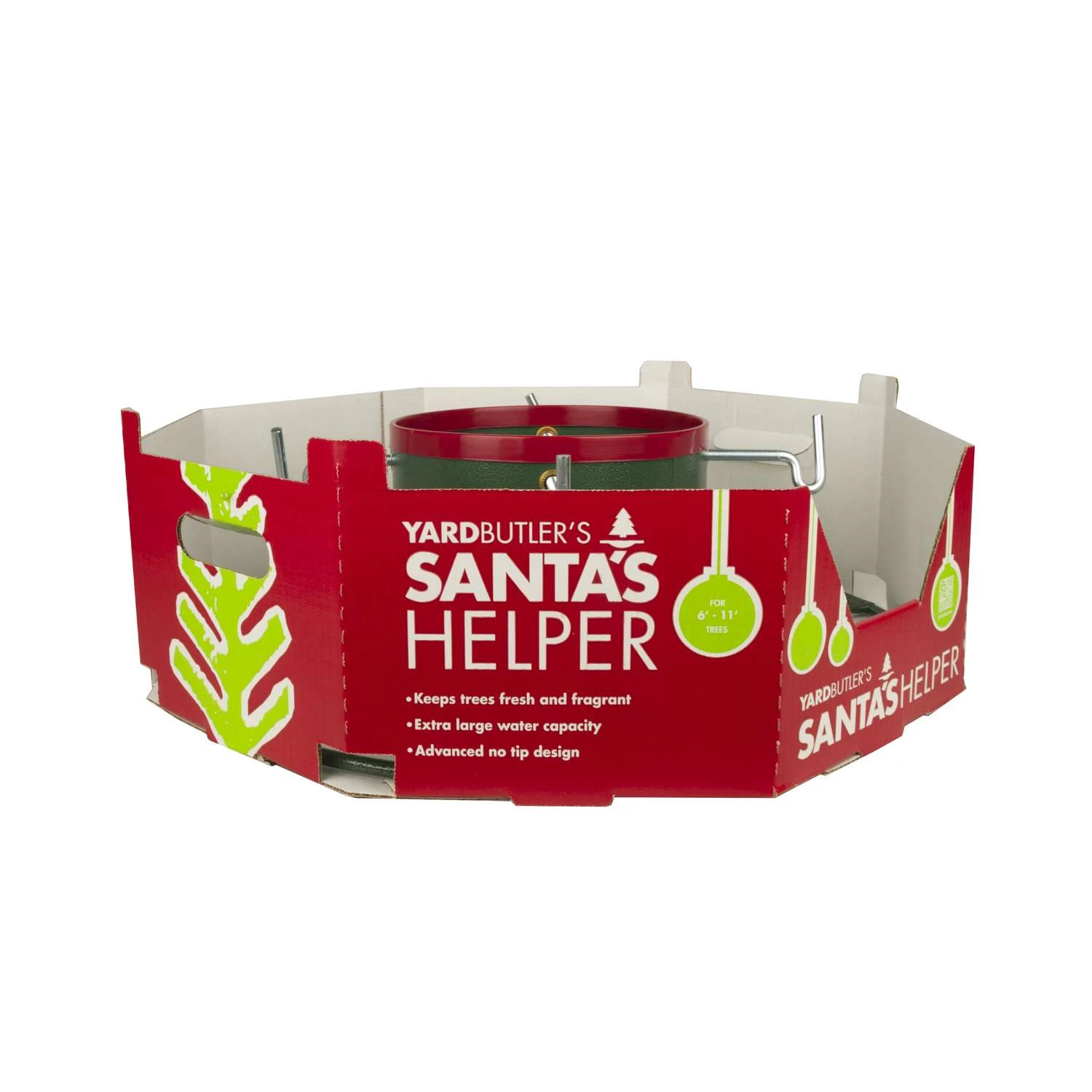 Yard Butler Santas Helper Metal Real Christmas Tree Stand 11 Ft. - Image 3