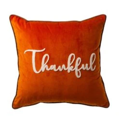 Glitzhome 20 In. Thankful Pillow Cover Blow Mold