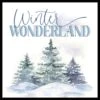 P Graham Dunn Winter Wonderland Sign 11 In.
