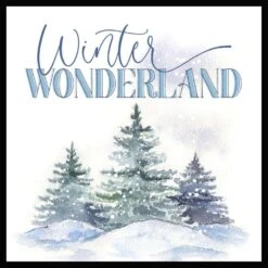 P Graham Dunn Winter Wonderland Sign 11 In.