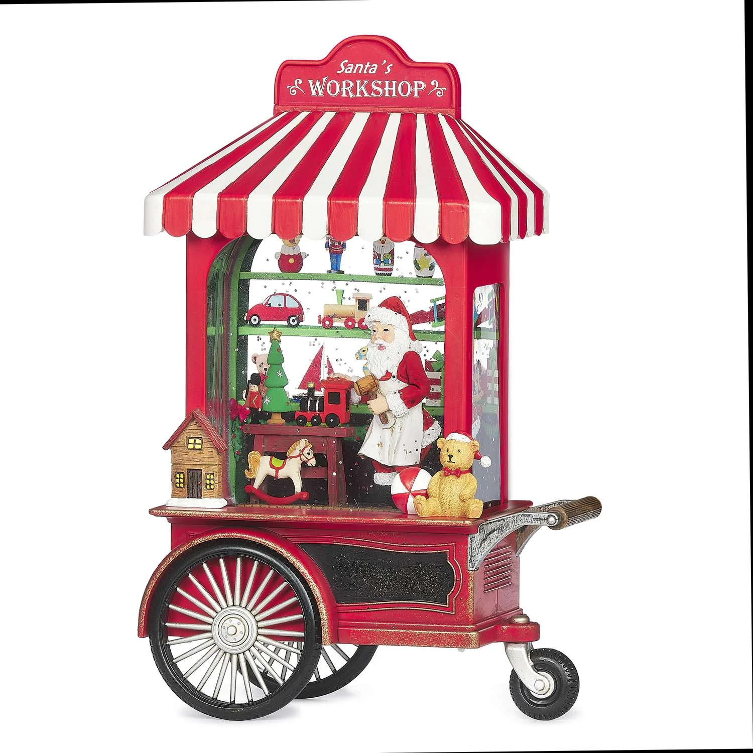 Roman Confetti Lite LED Multicolored Swirl Cart Toy Shop Table Decor 10.75 In.