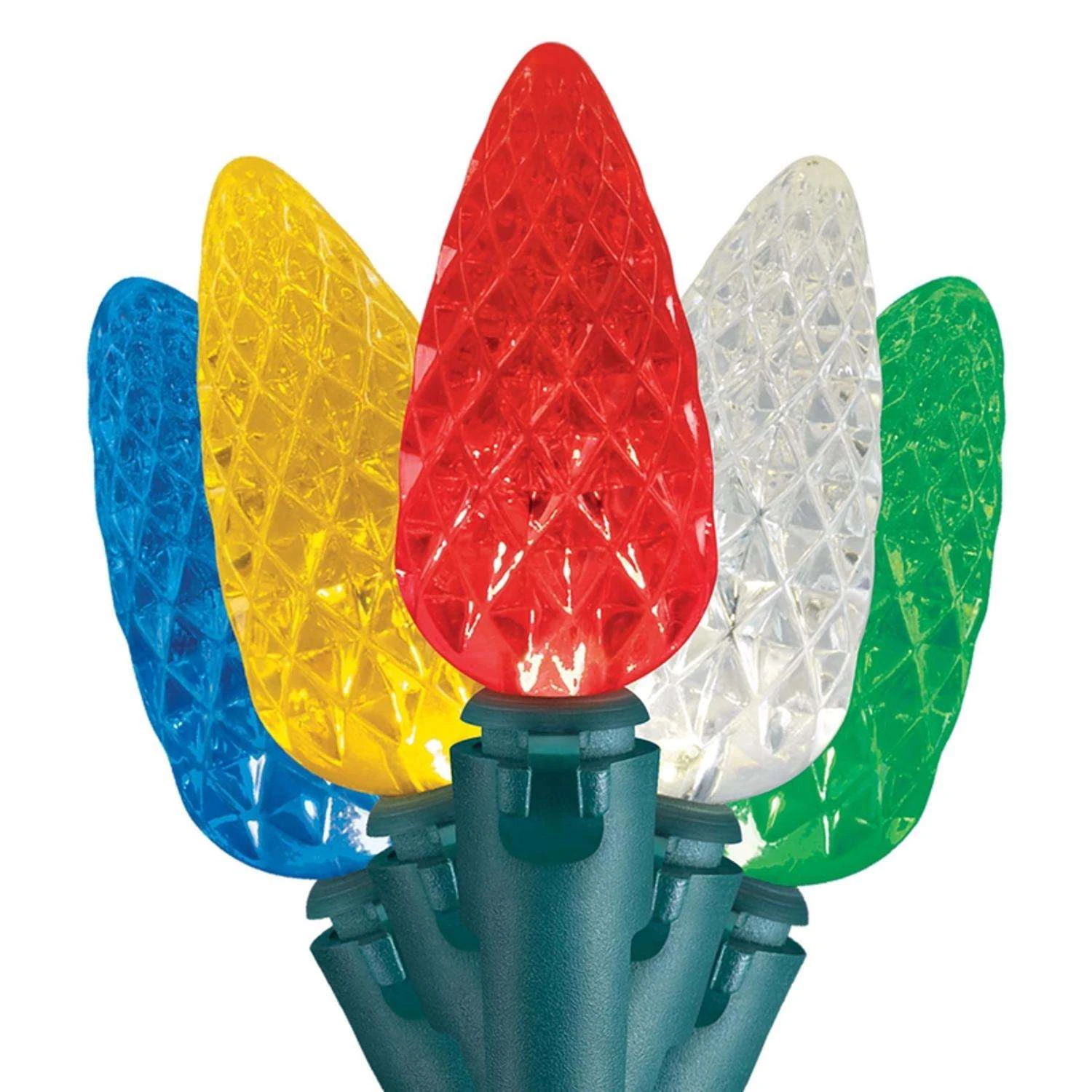 Celebrations LED C6 Multicolored 50 Ct String Christmas Lights 16 Ft. - Image 2