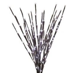 Celebrations Platinum LED Pure White Light Burst 32 In. Yard Decor