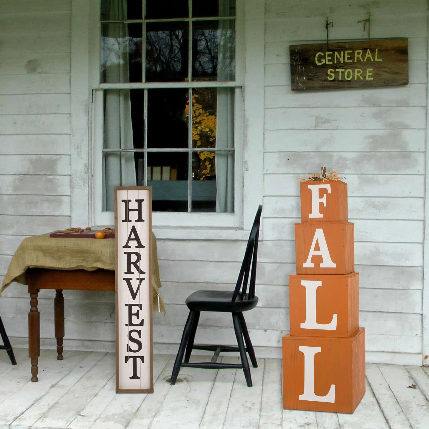 Glitzhome 41.73 In. Harvest Porch Sign Fall Decor - Image 5