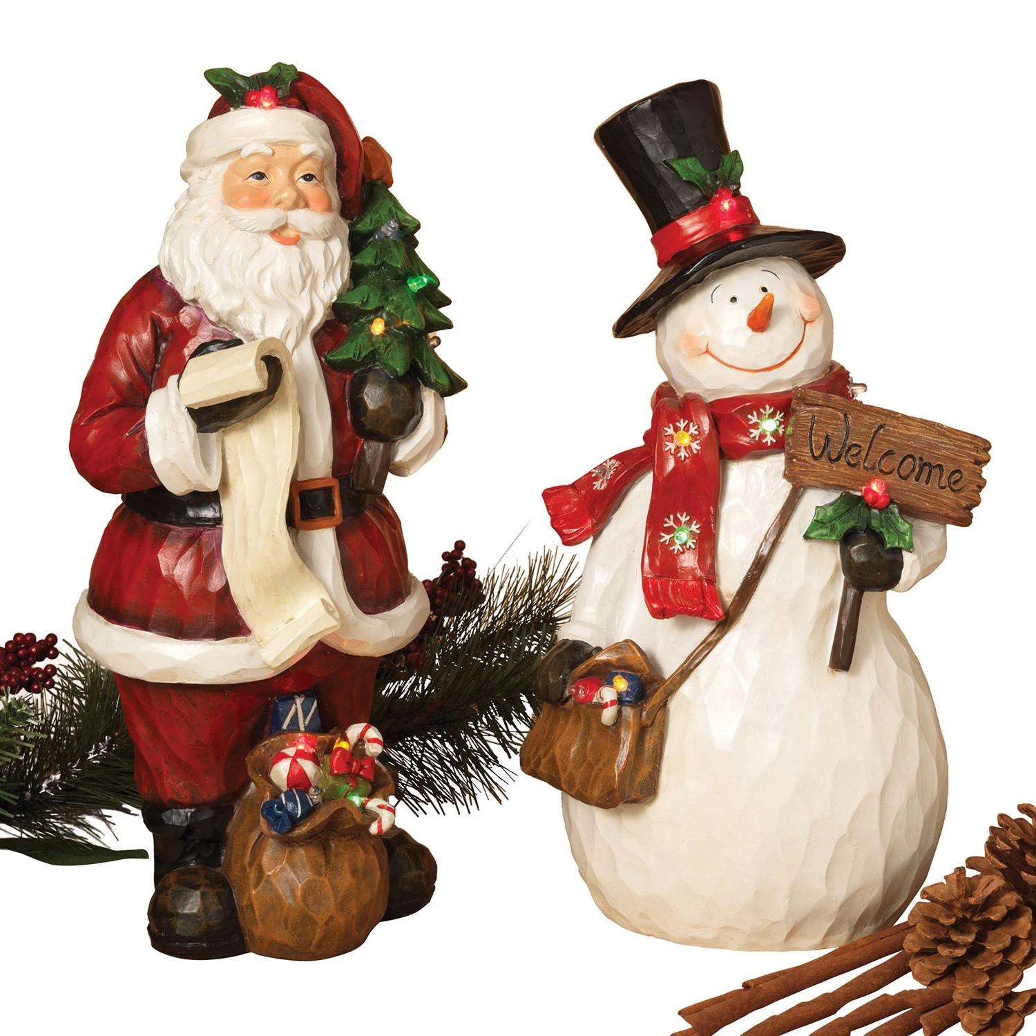 Gerson Multicolored Lighted Figurine 16.5 In.