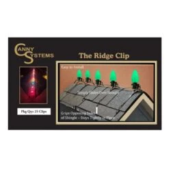 Canny System Ridge Clip Light Clips 25 Pk
