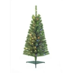 Celebrations 4 Ft. Full LED 70 Lights Color Changing Christmas Tree