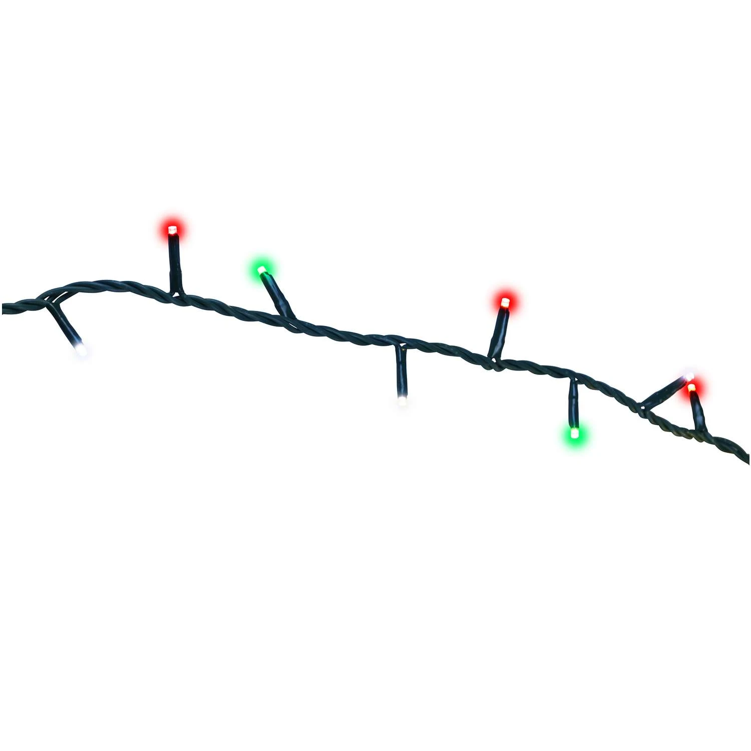 Holiday Bright Lights Starry LED Rice Compact Multicolored 100 Ct String Christmas Lights