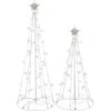 Celebrations LED Cool White String Light Tree 3 Ft. And 4 Ft. Yard Decor