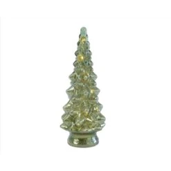 Lumineo Green Lighting Christmas Tree 13 In.