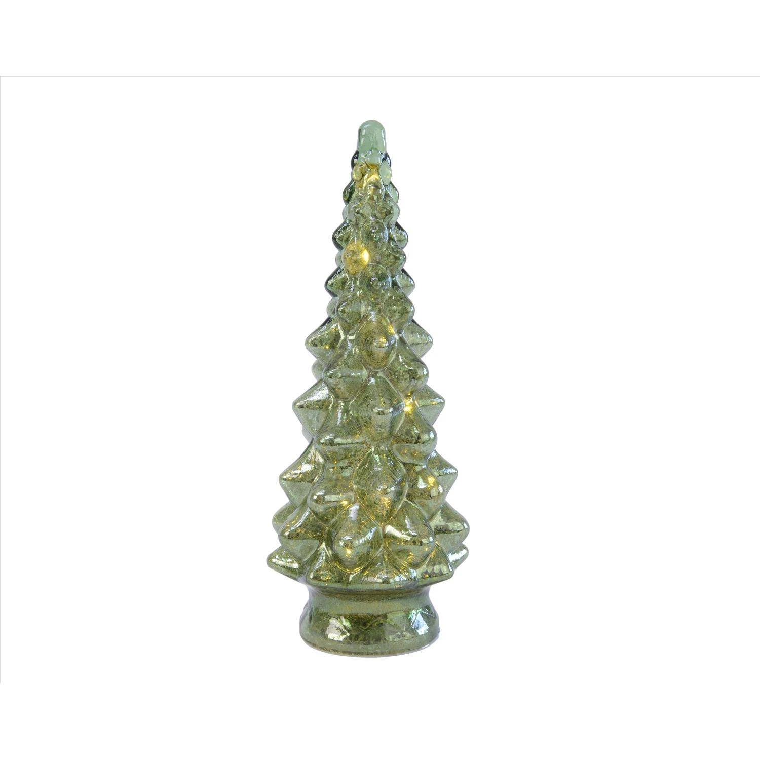 Lumineo Green Lighting Christmas Tree 13 In.