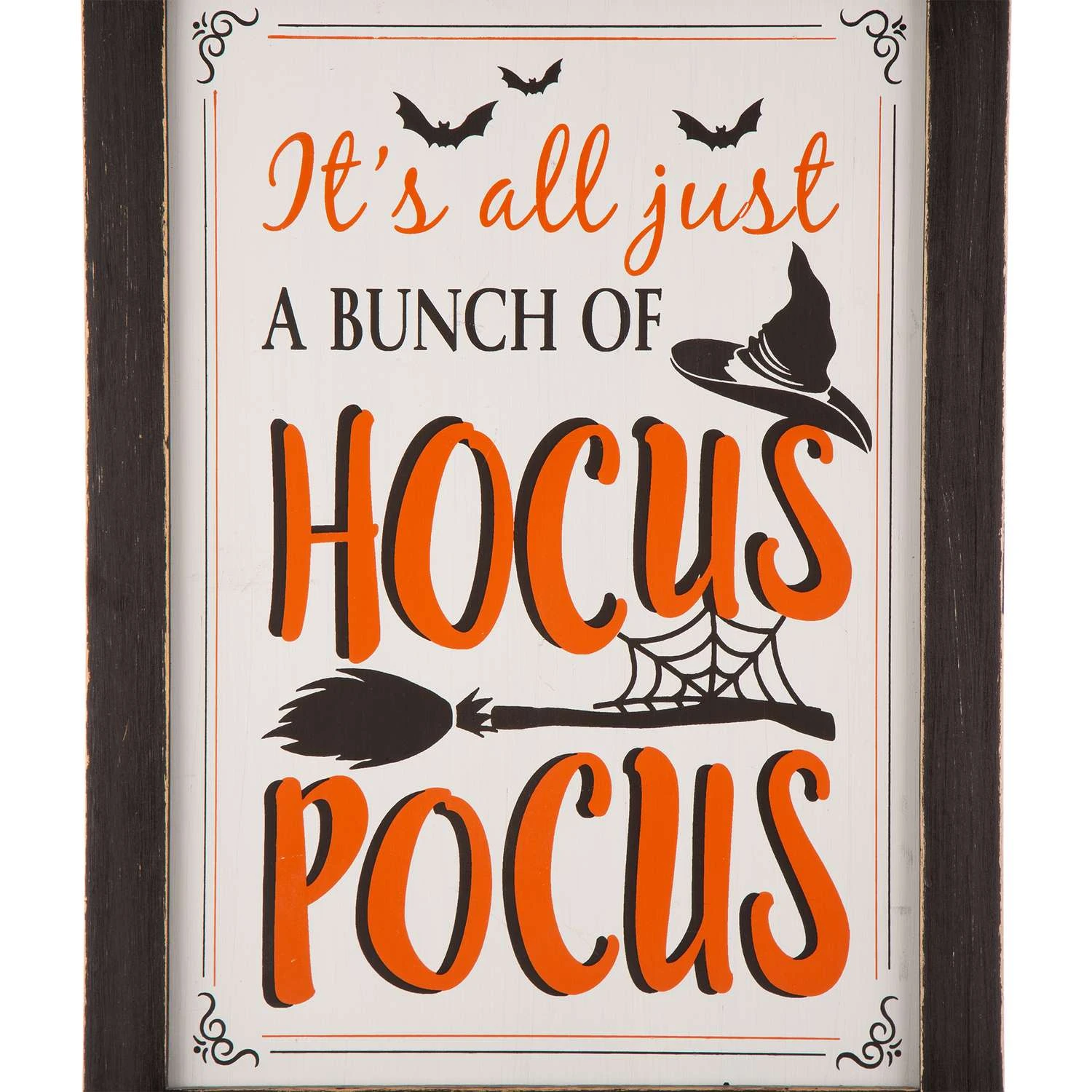Glitzhome 42.05 In. Hocus Pocus Easel Sign Pathway Decor - Image 3