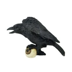 Touch Of Nature 4 In. Crow Halloween Decor