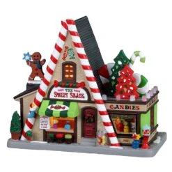 Lemax LED Multicolored Caddington Village Christmas Village 6.5 In.