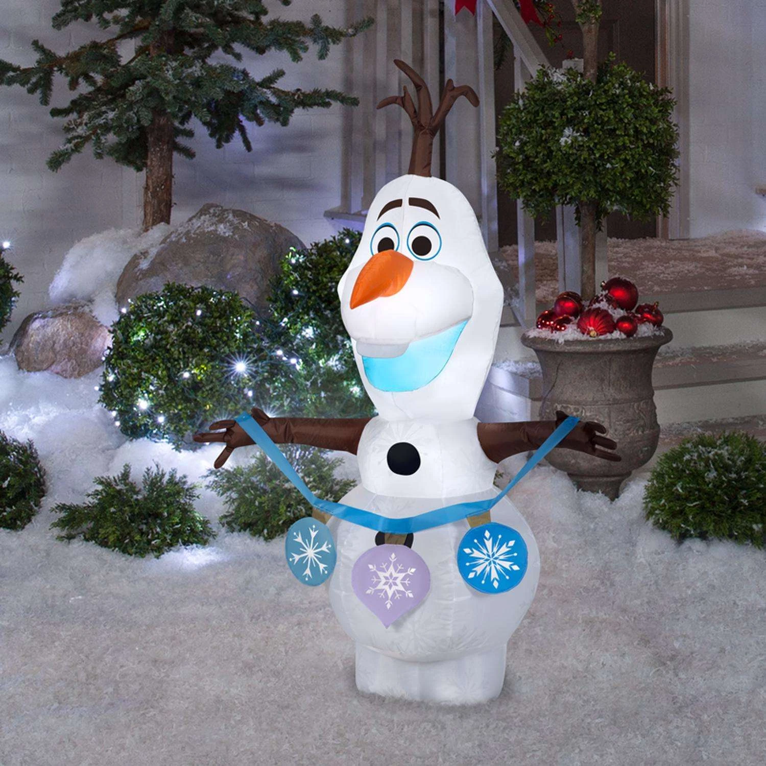 Gemmy LED Frozen Olaf 3.5 Ft. Inflatable - Image 2